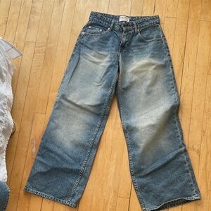 MOTEL ROCKS Roomy Extra Wide Low Rise 24x30 Dirty Blue Wash